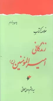 کتاب  خلاصه کتاب زندگانی امیرالمومنین علیه السلام - خلاصه ها 02 نشر دفتر نشر فرهنگ اسلامی