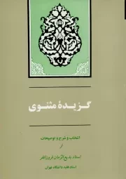 کتاب  گزیده مثنوی - (براساس نسخه موزه مولانا کتابت 677 هجری قمری) نشر جامی