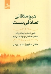 کتاب  هیچ ملاقاتی تصادفی نیست - (تقدیر انسان را رها نمی کند، لحظه به لحظه از نو نوشته می شود) نشر نسل نو اندیش